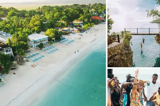 Seven Mile Beach in Negril, Jamaica
