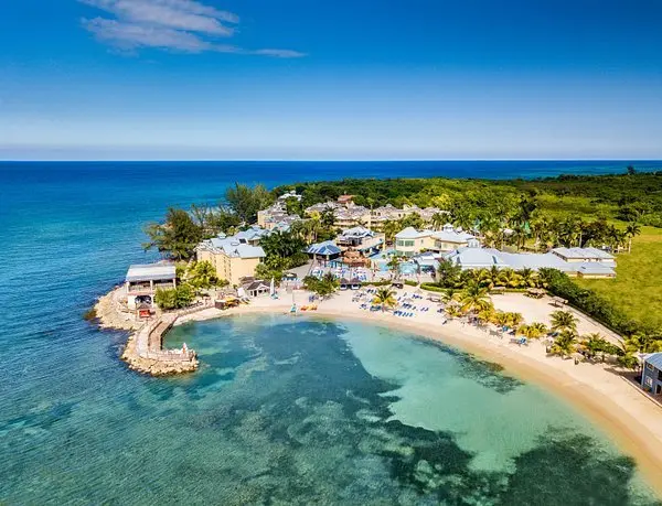 Runaway Bay coastline in Jamaica
